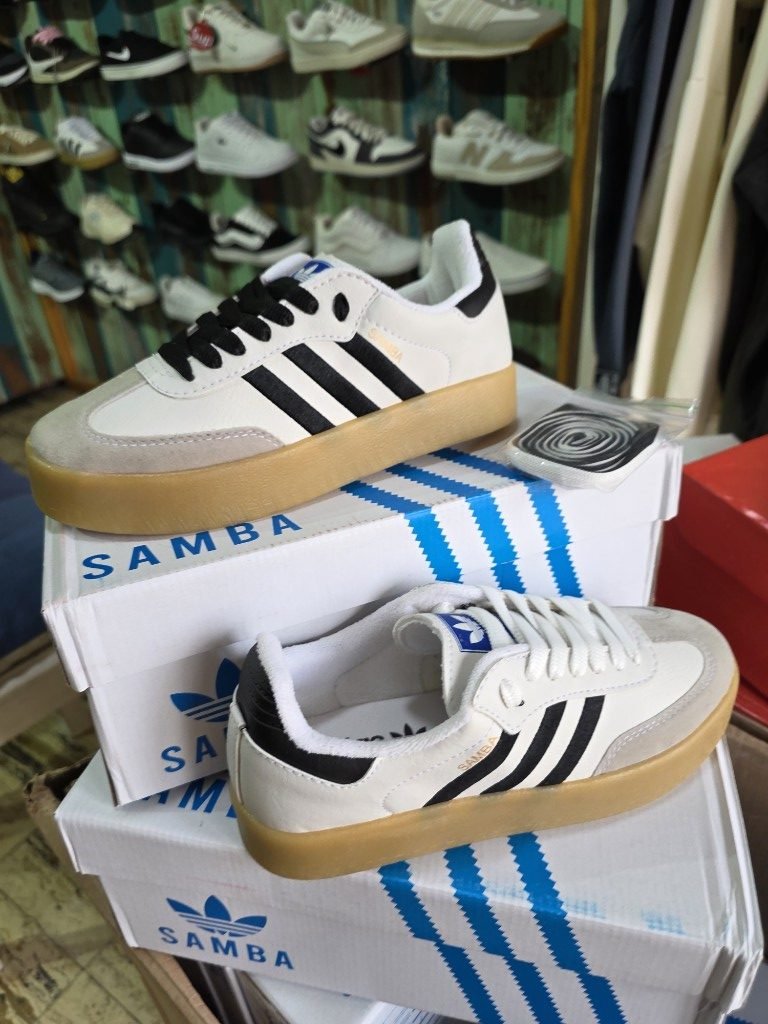 Adidas Samba Plataforma Crudo/Negro, foto 2
