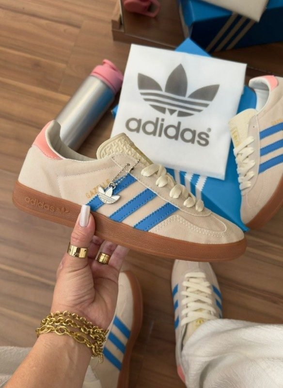 Gazelle Beige Azul
