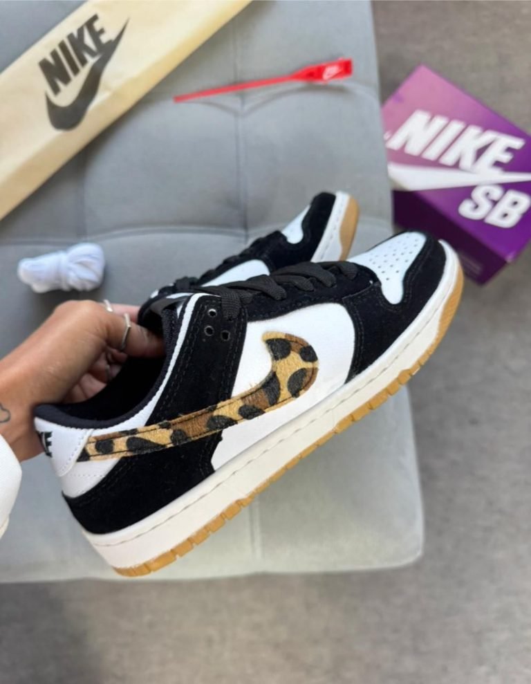 Nike SB Negras y Blancas Animal Print, foto 1